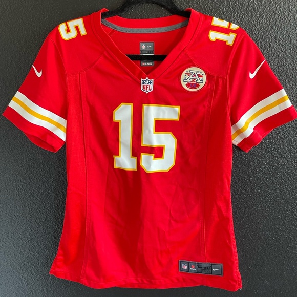 NFL Tops - NFL Red On-Field Chiefs Jersey